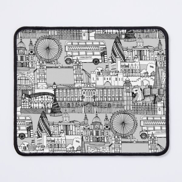 Item preview, London toile black white designed and sold by scrummy.