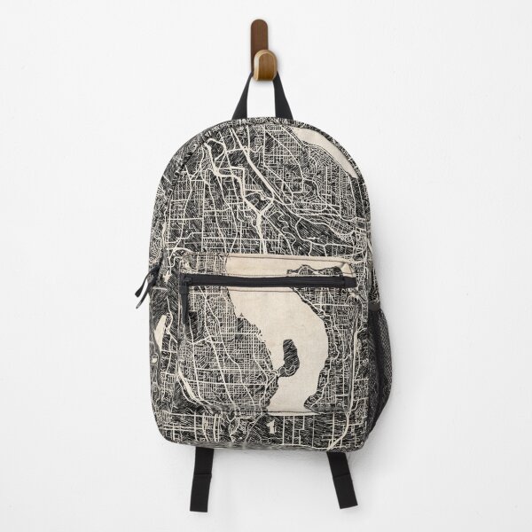 Item preview, Renton map Washington Ink lines designed and sold by InkMaps.