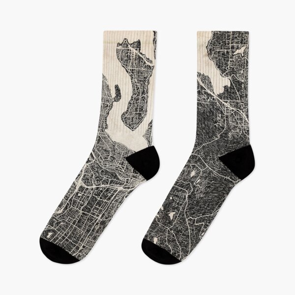 Item preview, Renton map Washington Ink lines designed and sold by InkMaps.