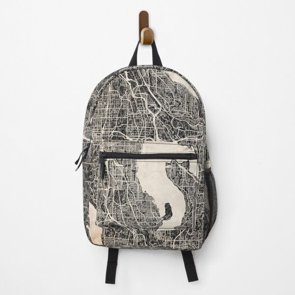 Item preview, Renton map Washington Ink lines 2 designed and sold by InkMaps.