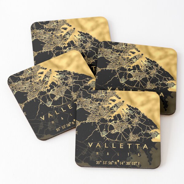 Item preview, VALLETTA MAP MALTA designed and sold by hatimelhag.