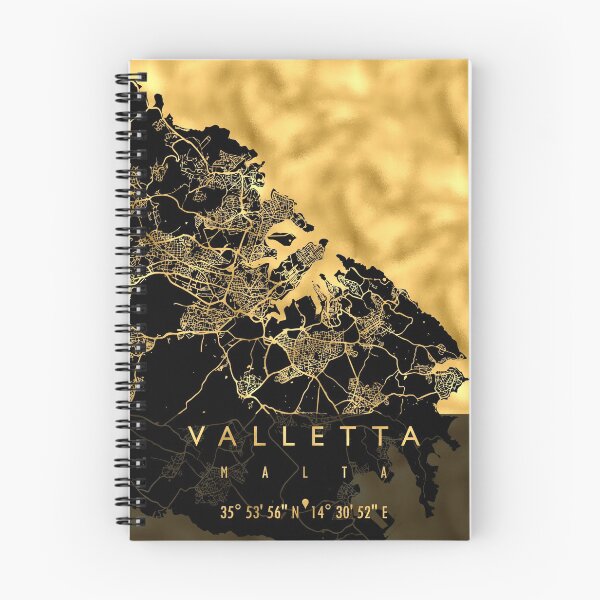 Item preview, VALLETTA MAP MALTA designed and sold by hatimelhag.