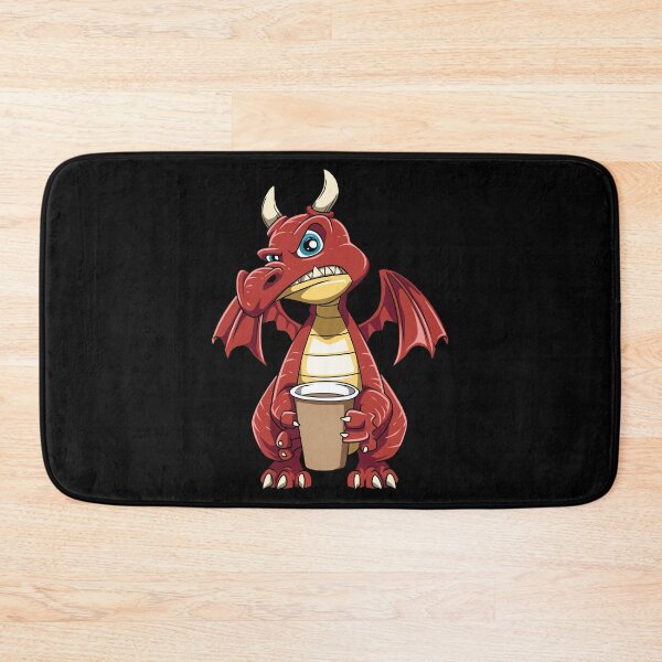 Item preview, Funny Angry Dragon Coffee Lover Hate Morning Fantasy Animal designed and sold by melomedia.