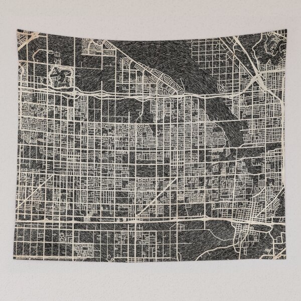 Item preview, Rialto map California Ink lines designed and sold by InkMaps.
