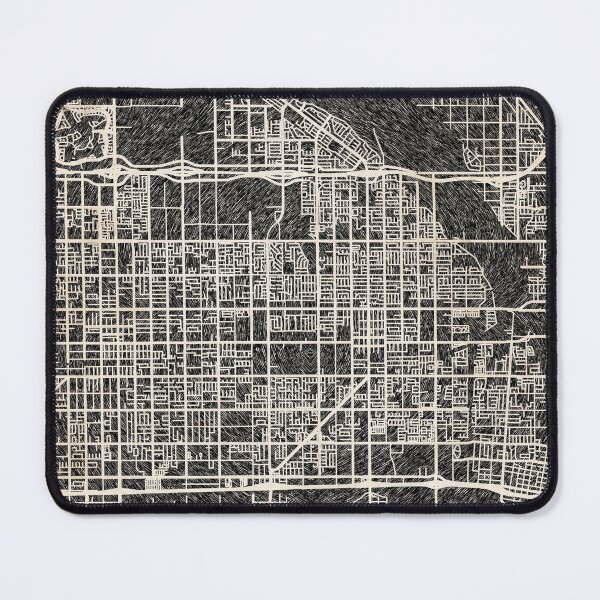 Item preview, Rialto map California Ink lines 2 designed and sold by InkMaps.