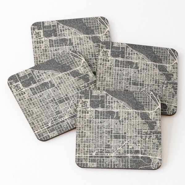 Item preview, Rialto map California Ink lines 2 designed and sold by InkMaps.