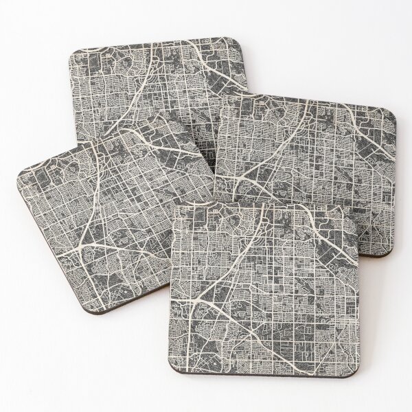 Item preview, Richardson map Texas Ink lines designed and sold by InkMaps.