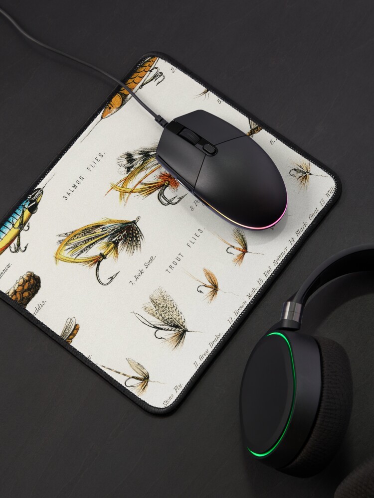 Fishing Lures and Flies Mouse Pad for Sale by Blakery