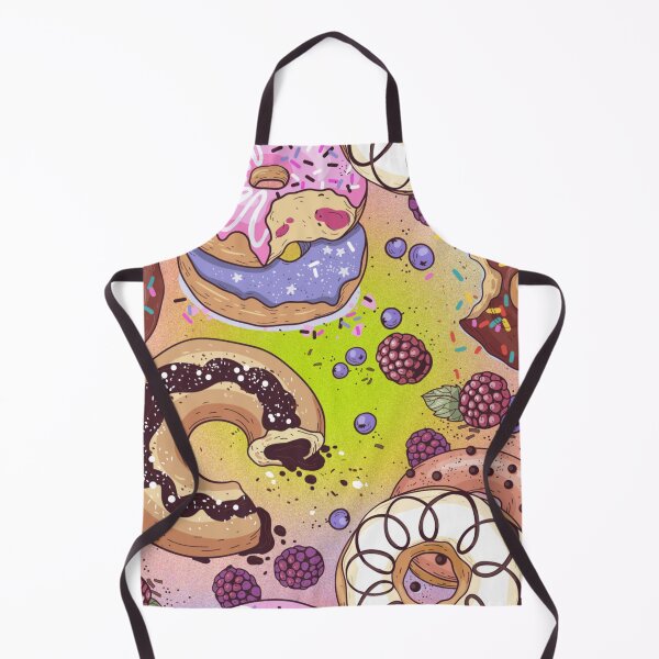 Item preview, Donut with bite illustration designed and sold by uvasri.