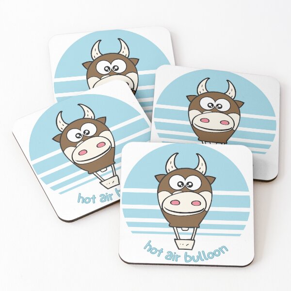 Item preview, Hot air Bulloon - Animal pun designed and sold by The Agreeable Raven.