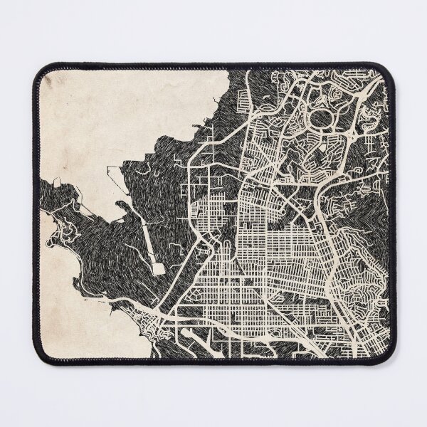 Item preview, Richmond map California Ink lines designed and sold by InkMaps.