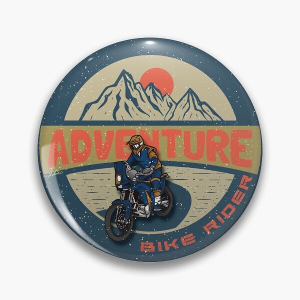 Item preview, Adventure Bike Rider Sticker & T-Shirt 03 designed and sold by OuterShellUK.