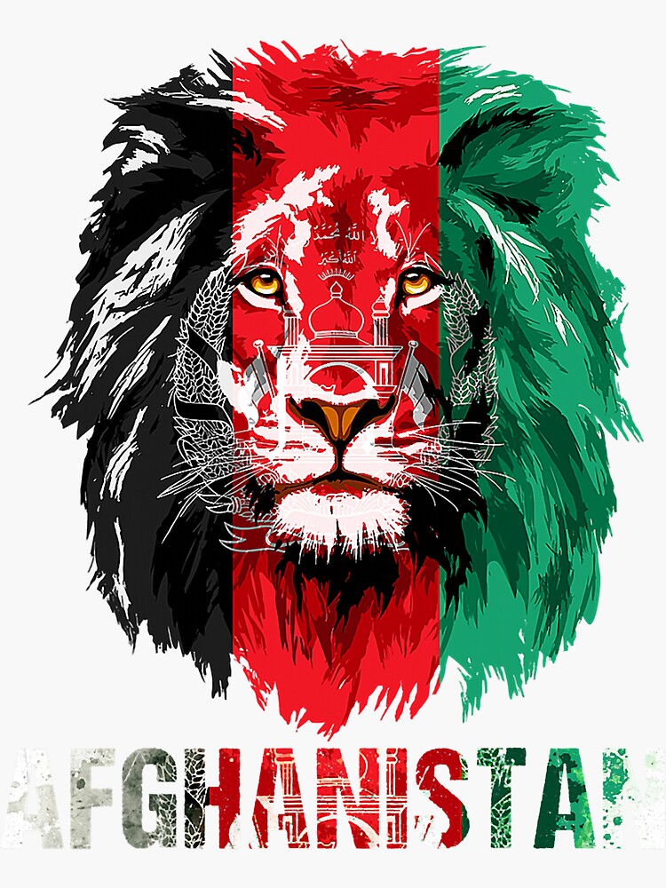 Sticker for Sale mit Afghanistan Flag Lion Free Afghanistan. von  JaleneRichcree