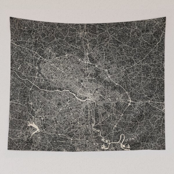 Item preview, Richmond map Virginia Ink lines designed and sold by InkMaps.