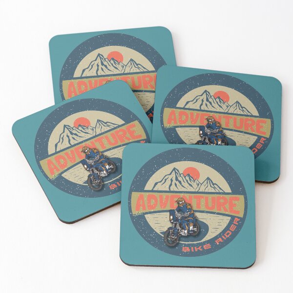 Item preview, Adventure Bike Rider Sticker & T-Shirt 03 designed and sold by OuterShellUK.