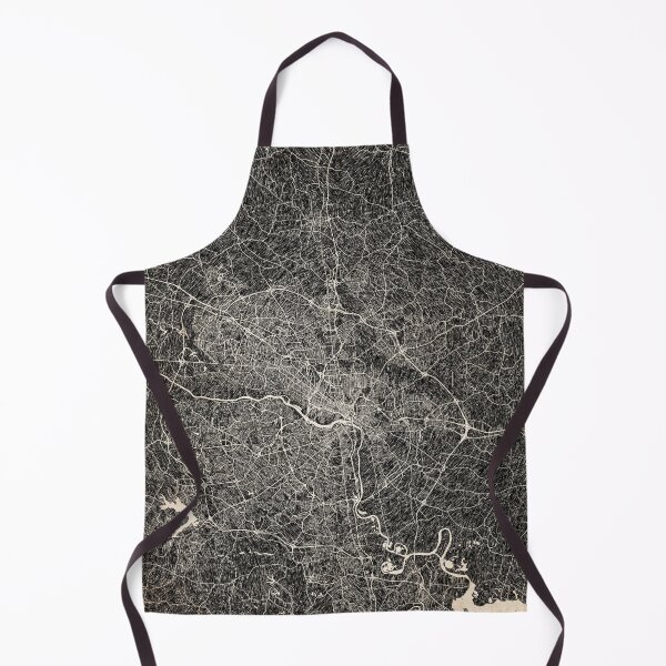 Item preview, Richmond map Virginia Ink lines 2 designed and sold by InkMaps.