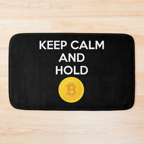 Item preview, KEEP CALM AND HOLD BITCOIN  designed and sold by Picspot.