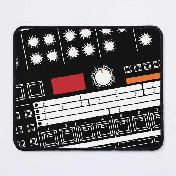 Item preview, 909 Drum Machine (White and Orange) designed and sold by AtomicMalibu.
