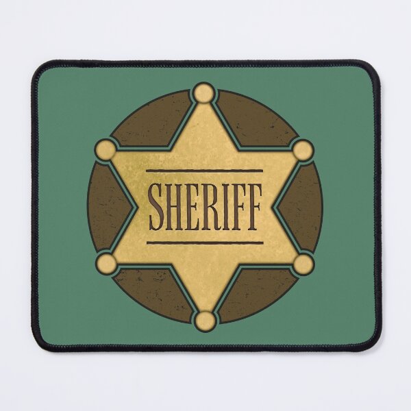 Item preview, Wild West Sheriff's Badge designed and sold by Phil Tessier Too.