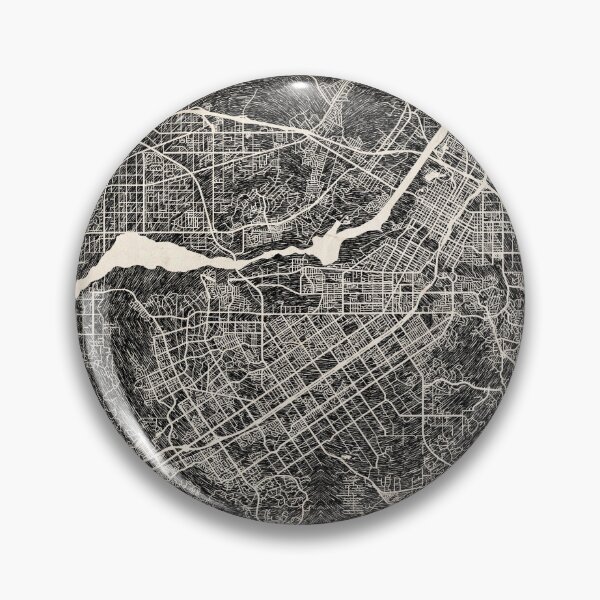 Item preview, Riverside map California Ink lines designed and sold by InkMaps.