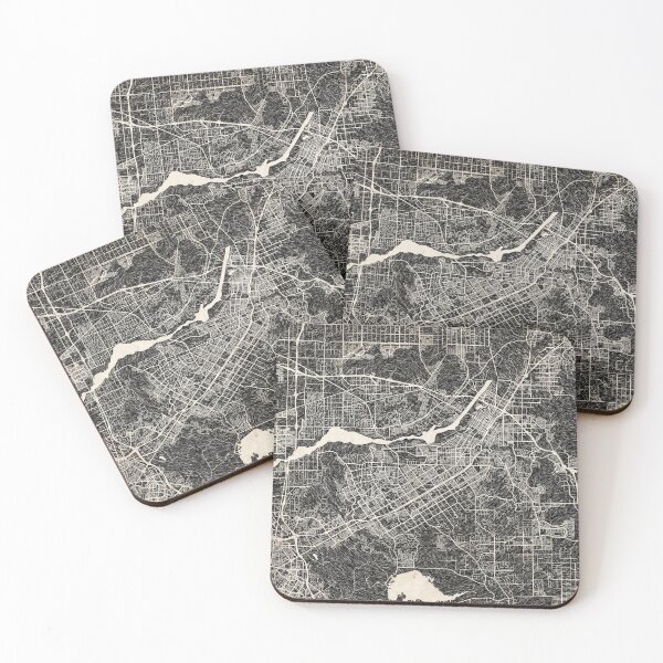 Item preview, Riverside map California Ink lines designed and sold by InkMaps.