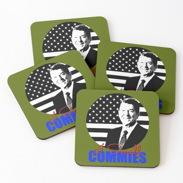 Item preview, Funny Ronald Reagan I smell commies shirt designed and sold by hanlynstyle.