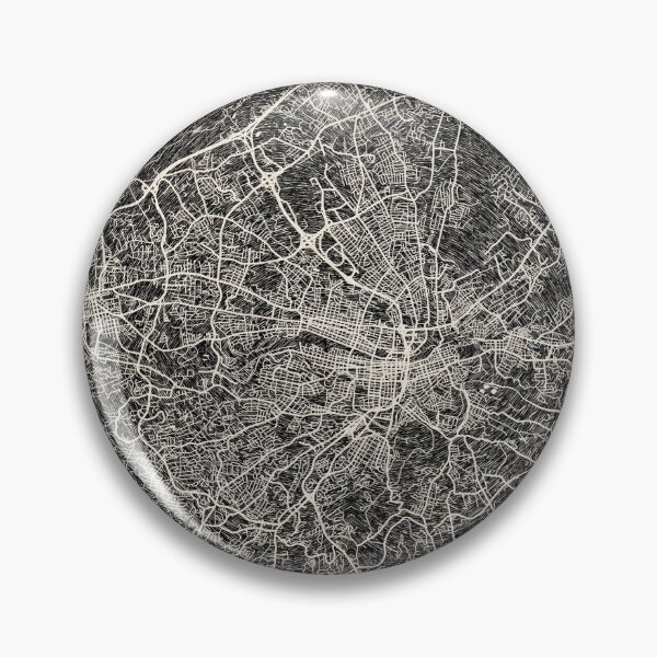 Item preview, Roanoke map Virginia Ink lines designed and sold by InkMaps.