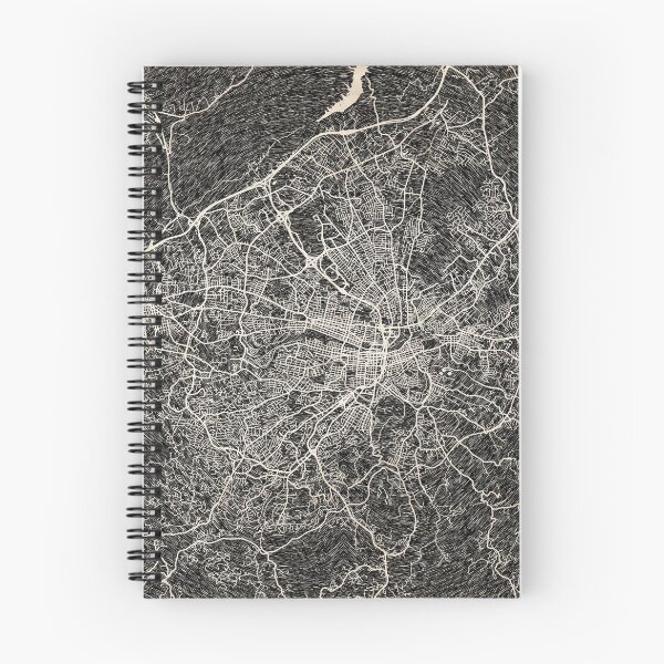 Item preview, Roanoke map Virginia Ink lines designed and sold by InkMaps.