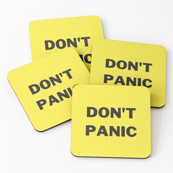 Item preview, Don't Panic designed and sold by ShopOfPretty.
