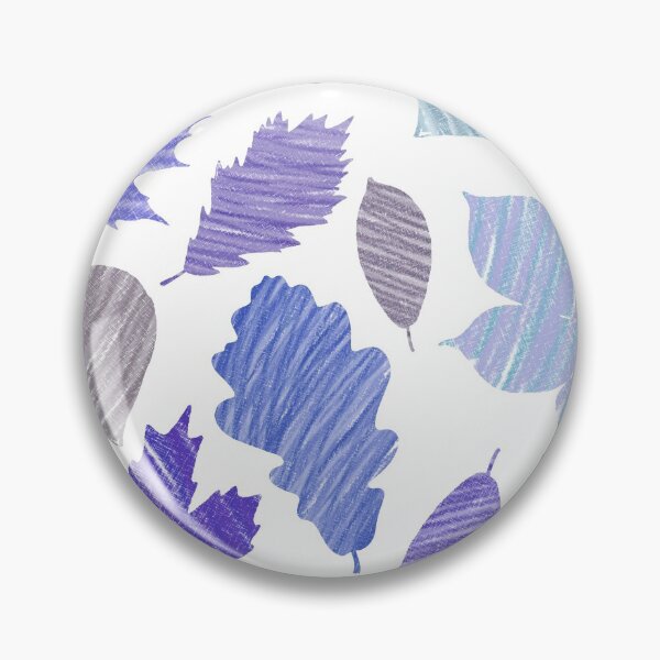 Artikelvorschau, Blaue und violette Herbstblätter auf weißem Hintergrund, Bleistift, Applikation, Textur. entworfen und verkauft von UVI-CA.