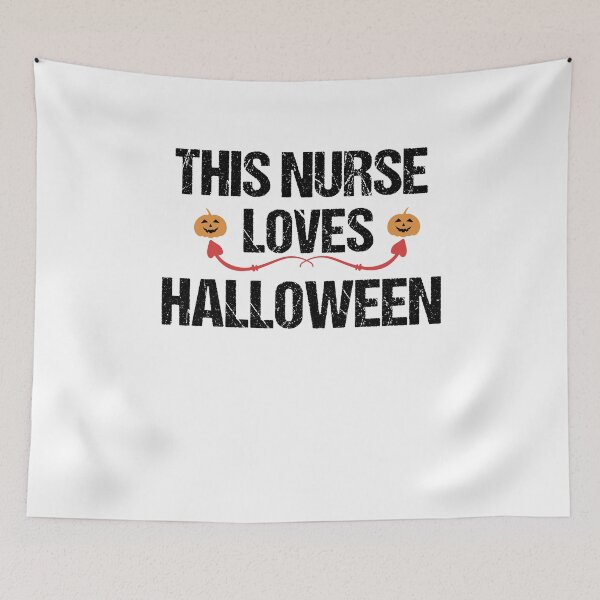 Item preview, This Nurse Loves Halloween designed and sold by imaneless.
