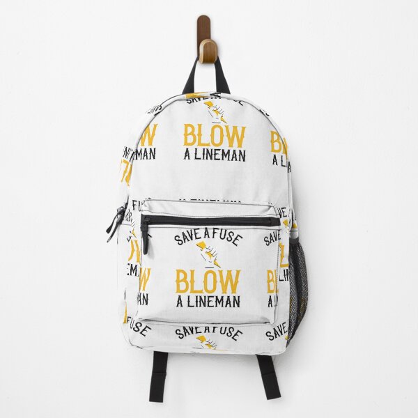 Item preview, Save A Fuse Blow A Lineman ~ Lineman Humor (BW) designed and sold by TeesYouWant.