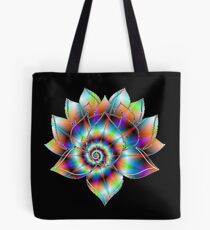 Psychedelic Lotus Tote Bag