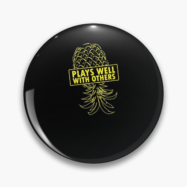Item preview,  Retro Plays Well Others Upside Down Pineapple Swinger designed and sold by luisweber.