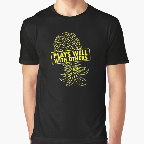 Item preview,  Retro Plays Well Others Upside Down Pineapple Swinger designed and sold by luisweber.