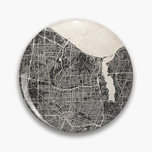 Artikelvorschau, Rochester map New York Ink lines 2 entworfen und verkauft von InkMaps.