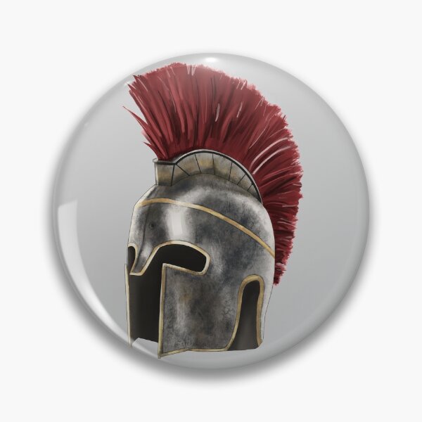 Item preview, Spartan Helmet Illustration  designed and sold by EirellaStudio.