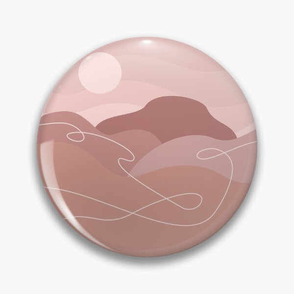 Item preview, Abstract Geometric Minimalist Mountain Blush designed and sold by WindnWillowsCo.