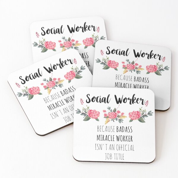 Item preview, Funny Social Worker Gift - Social Worker Because Miracle Worker Isn't An Official Job Title - Cute Gift For Coworker - Birthday Gift For Social Worker - Labor Day Gift For Social Worker designed and sold by SuchGiftsCo.