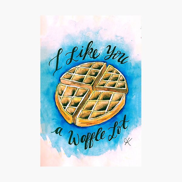Waffle Photographic Print