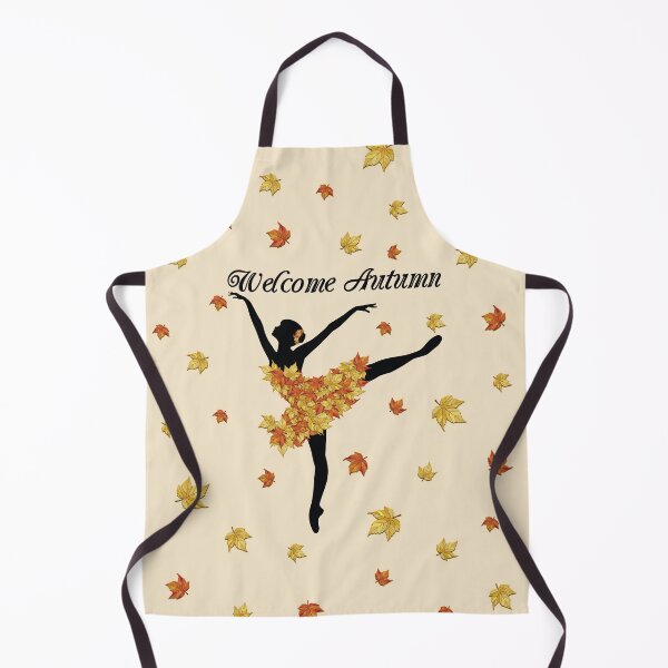 Item preview, Welcome Autumn Elegant Ballet Dancer Silhouette Fall Leaves designed and sold by dass-art.