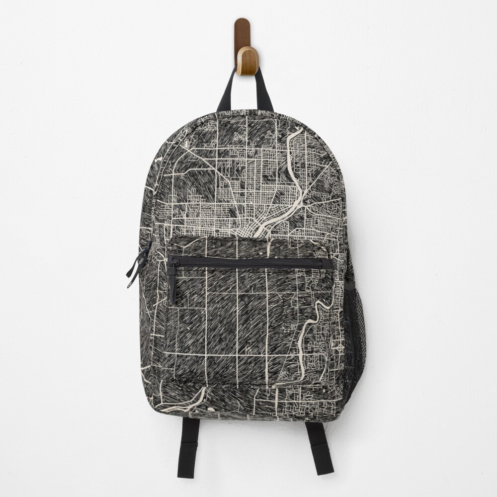 Vista previa del artículo con la obra «Mochila», diseñado y vendido por InkMaps.