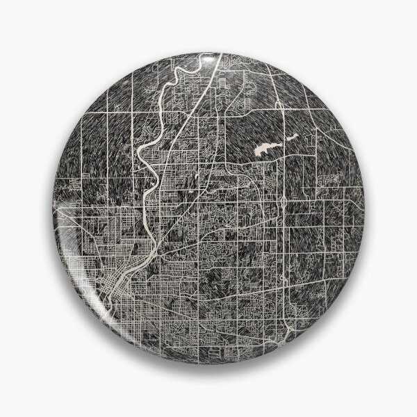 Item preview, Rockford map Illinois Ink lines 2 designed and sold by InkMaps.