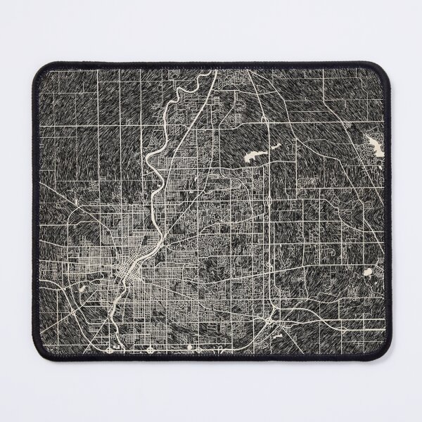Artikelvorschau, Rockford map Illinois Ink lines 2 entworfen und verkauft von InkMaps.