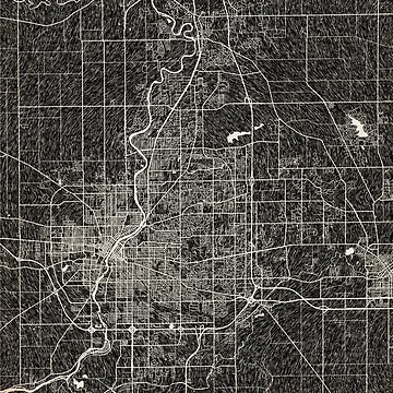 Vorschaubild zum Design Rockford map Illinois Ink lines 2 von InkMaps