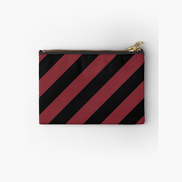 Item preview, Dark Red and Black Diagonal Stripe Pattern 2022 Trending Color Pantone Winery 19-1537 - Shade - Hue designed and sold by ColorOfTheYears.