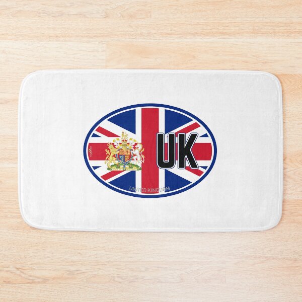 Item preview, UK United Kingdom Vehicle ID Flag Oval Sticker & T-Shirt designed and sold by OuterShellUK.