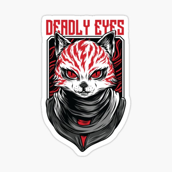 Deadly Eyes Sticker