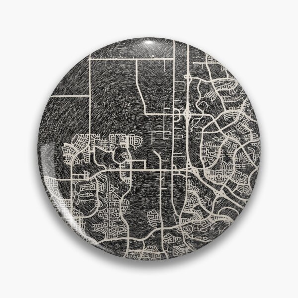 Item preview, Roseville map California Ink lines designed and sold by InkMaps.