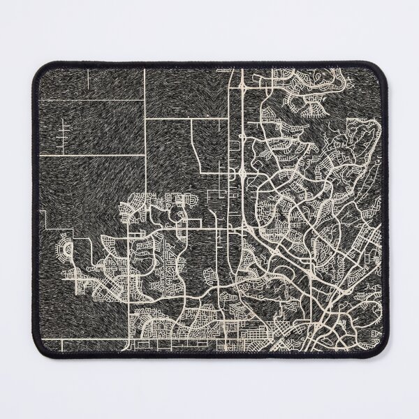 Item preview, Roseville map California Ink lines designed and sold by InkMaps.